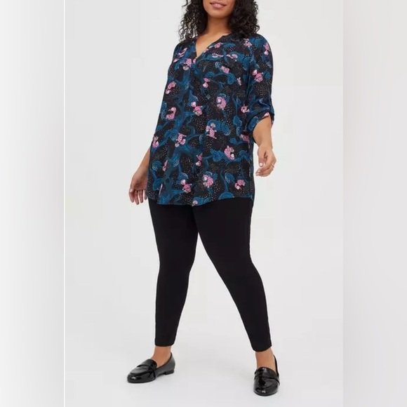 Disney Harper-Georgette Alice in Wonderland Pullover Tunic Blouse (911) - Picture 14 of 16